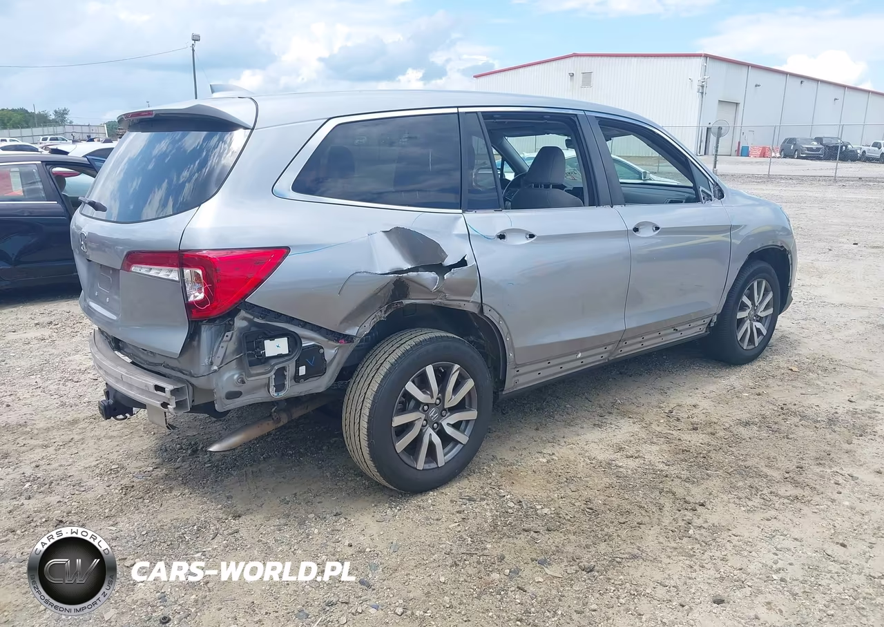2020 Honda Pilot 2Wd Ex-L VIN:5FNYF5H59LB020140 - 4