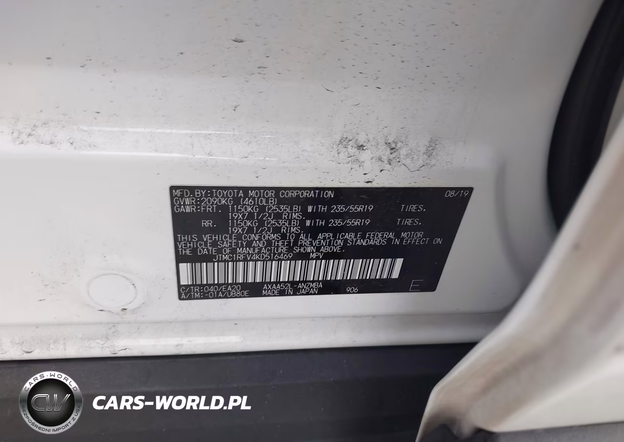 2019 Toyota Rav4 Xle Premium VIN:JTMC1RFV4KD516469 - 9
