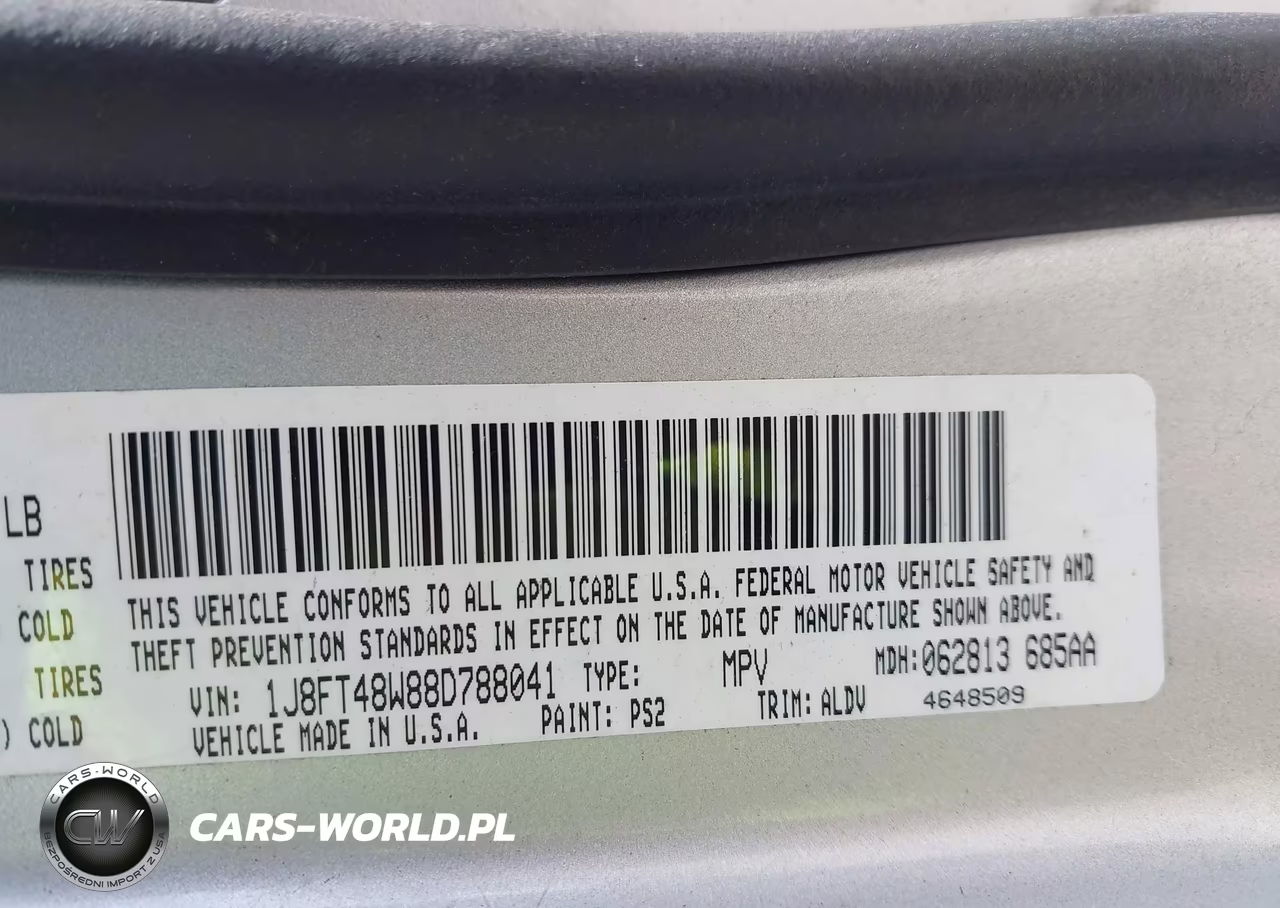 2008 Jeep Patriot Limited VIN:1J8FT48W88D788041 - 9