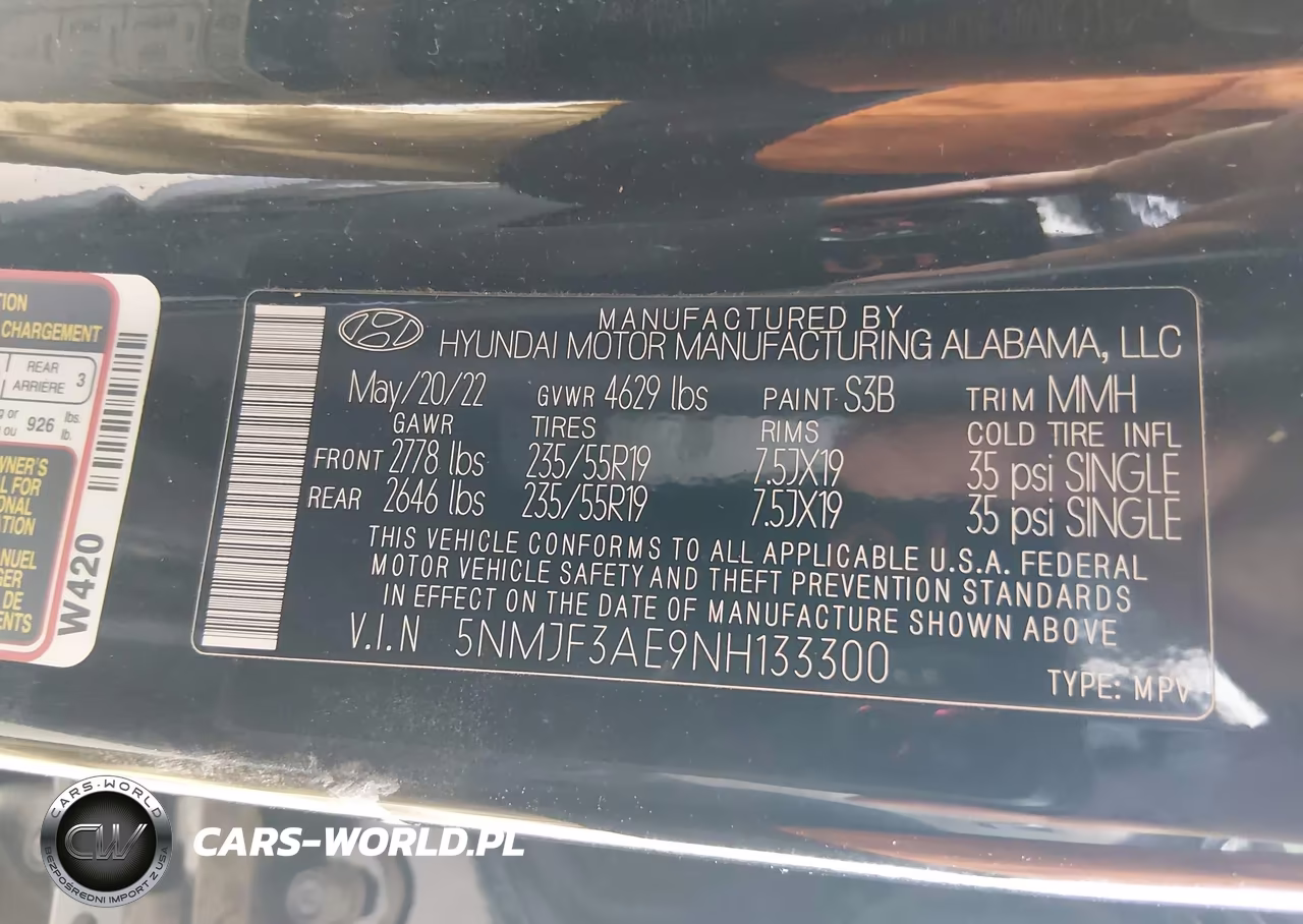 2022 Hyundai Tucson Sel VIN:5NMJF3AE9NH133300 - 9