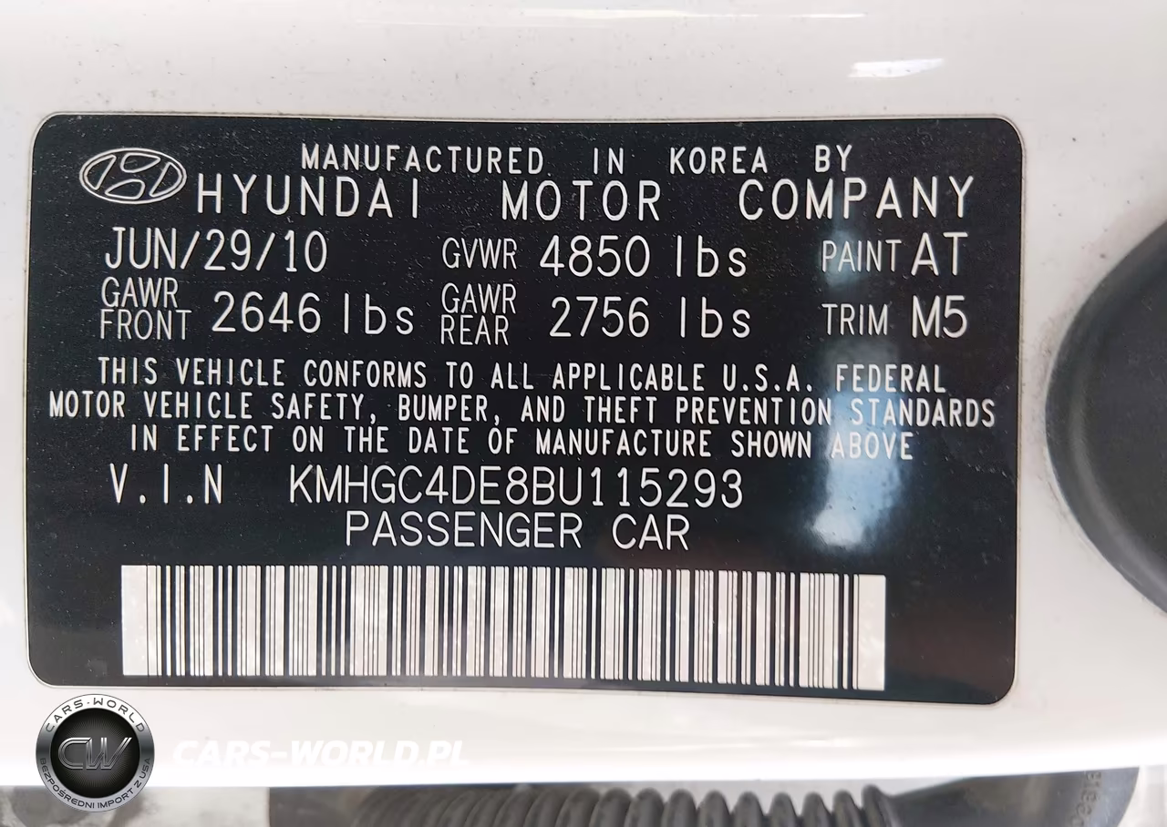 2011 Hyundai Genesis 3.8 VIN:KMHGC4DE8BU115293 - 9