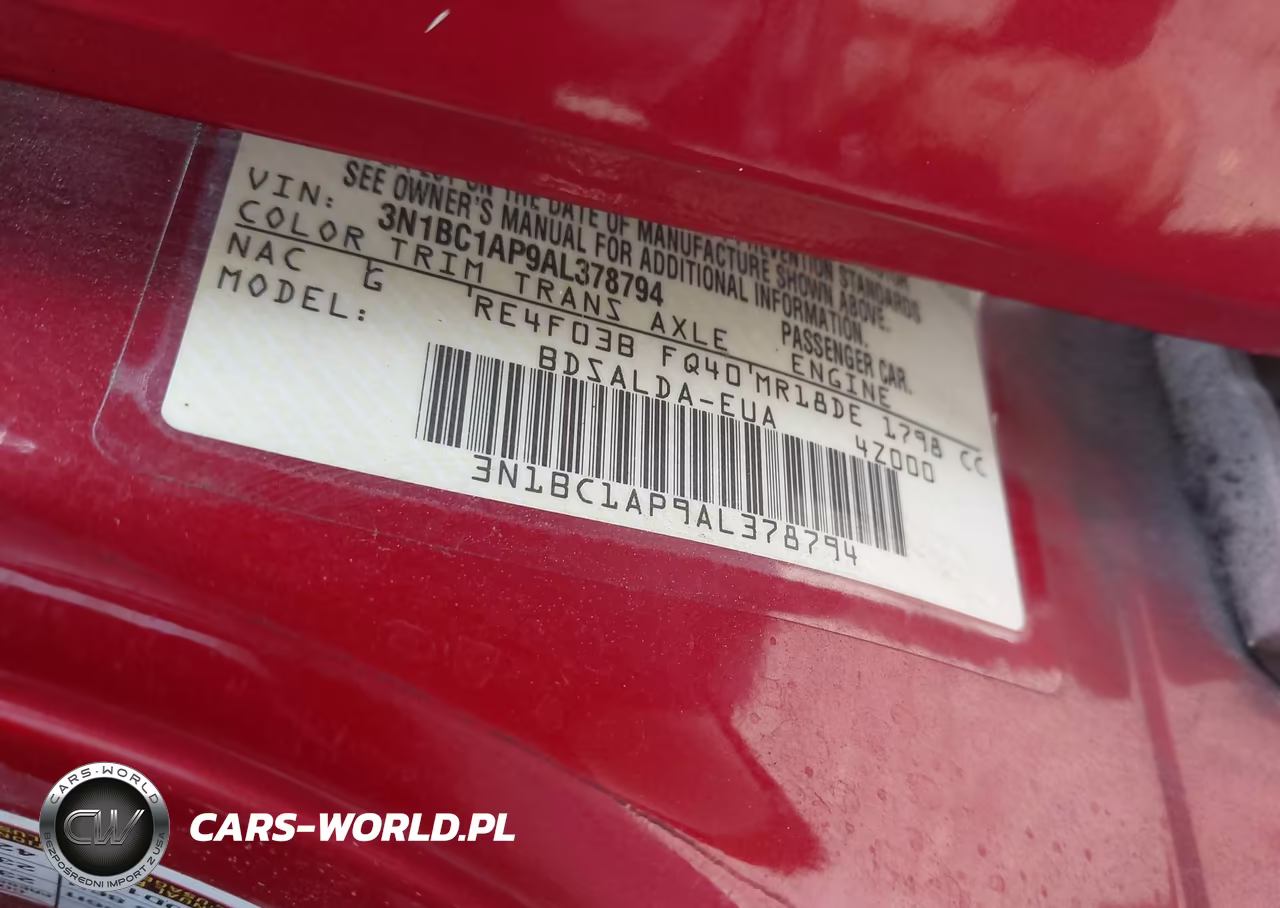 2010 Nissan Versa 1.8S VIN:3N1BC1AP9AL378794 - 9