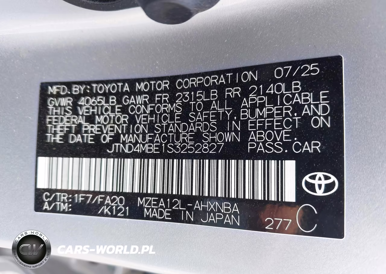 2025 Toyota Corolla Se VIN:JTND4MBE1S3252827 - 9