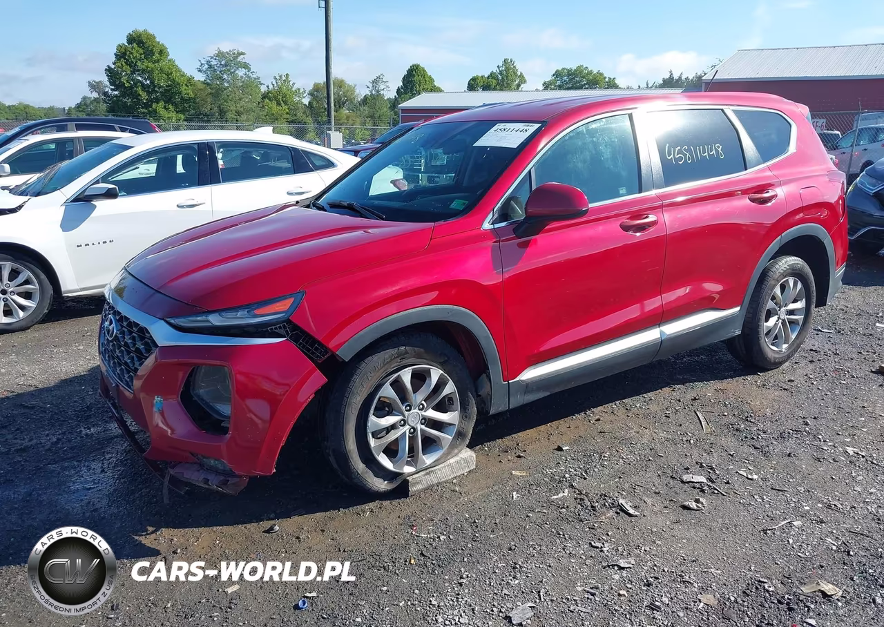 2019 Hyundai Santa Fe Se VIN:5NMS2CAD4KH102099 - 2