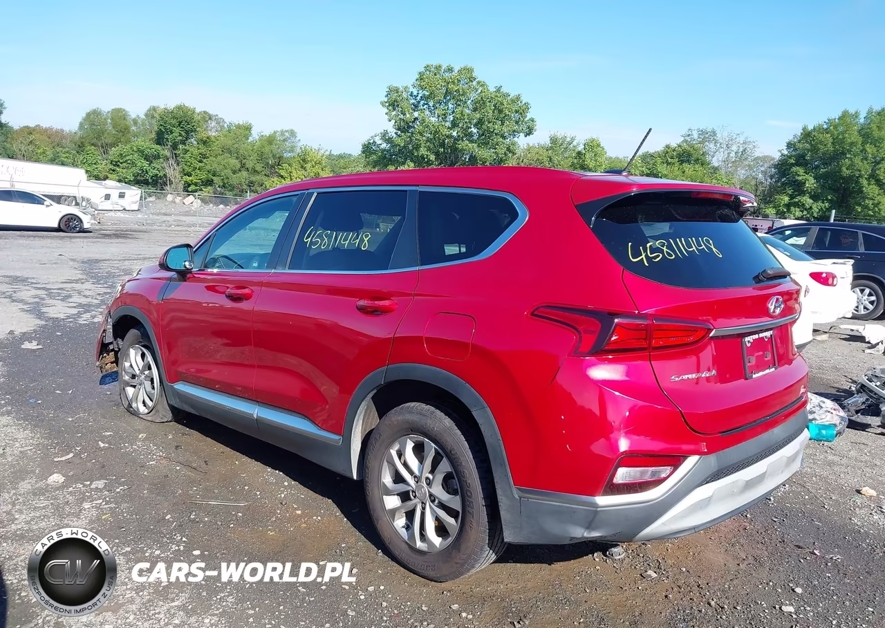 2019 Hyundai Santa Fe Se VIN:5NMS2CAD4KH102099 - 3