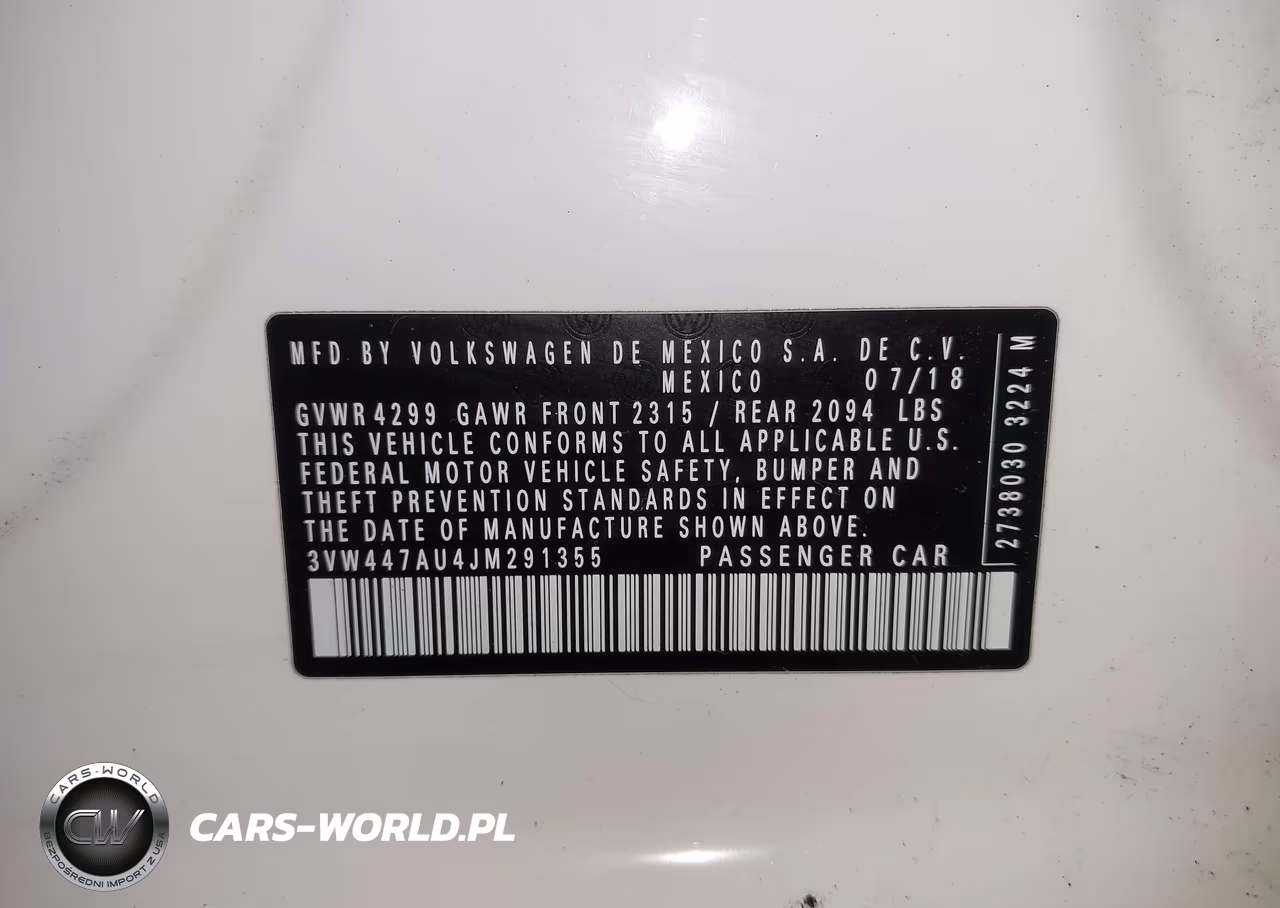2018 Volkswagen Golf Gti 2.0T Autobahn-2.0T S-2.0T Se VIN:3VW447AU4JM291355 - 9