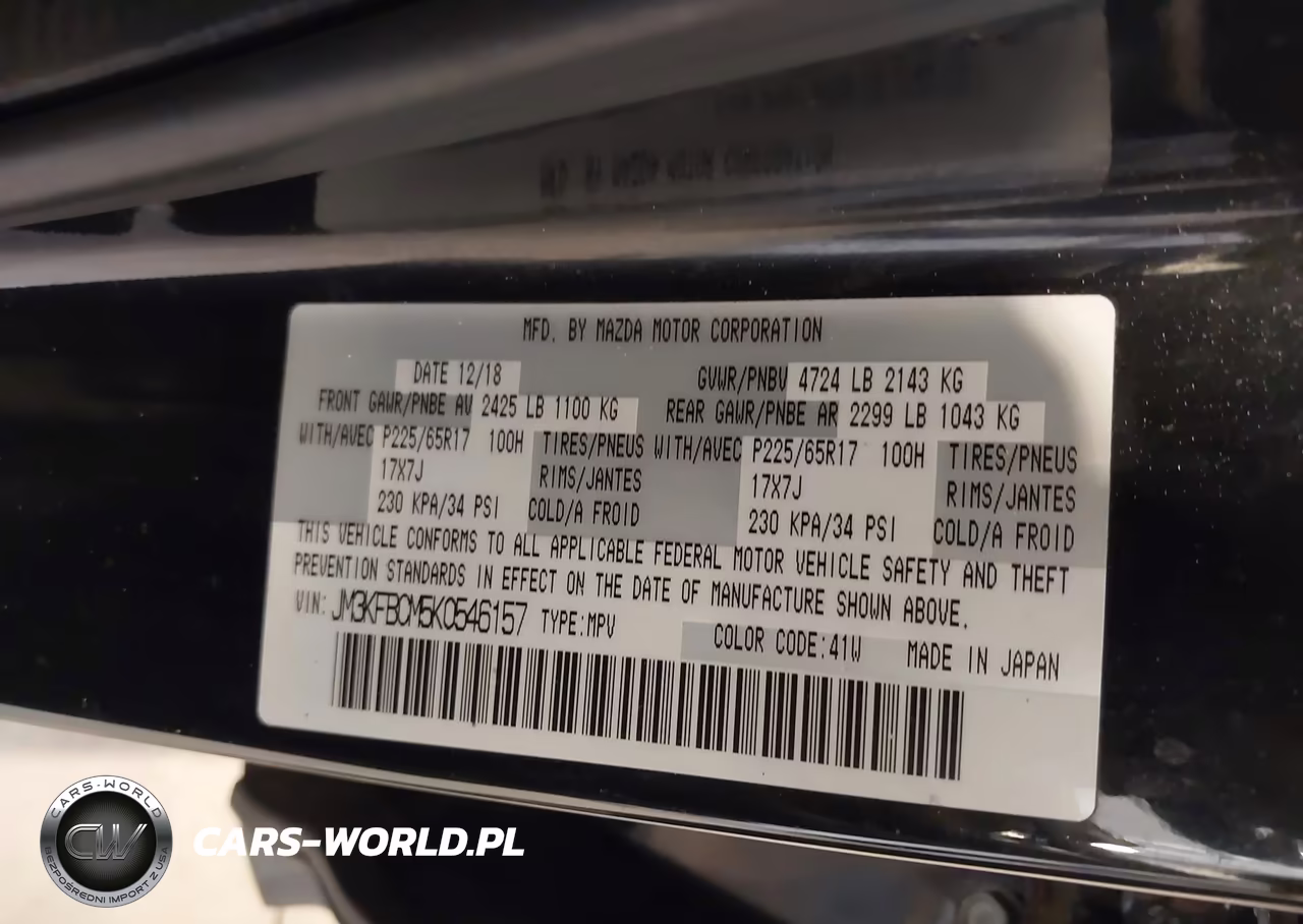 2019 Mazda Cx-5 Touring VIN:JM3KFBCM5K0546157 - 9
