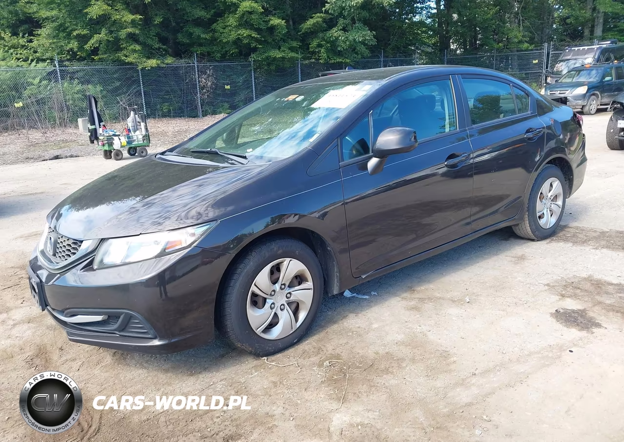 2013 Honda Civic Lx VIN:2HGFB2F58DH582824 - 2