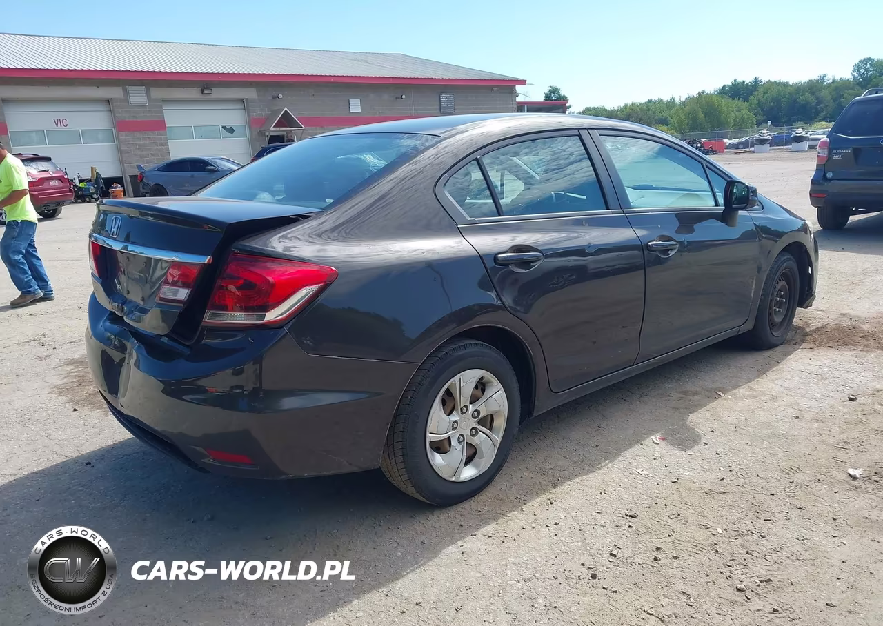 2013 Honda Civic Lx VIN:2HGFB2F58DH582824 - 4