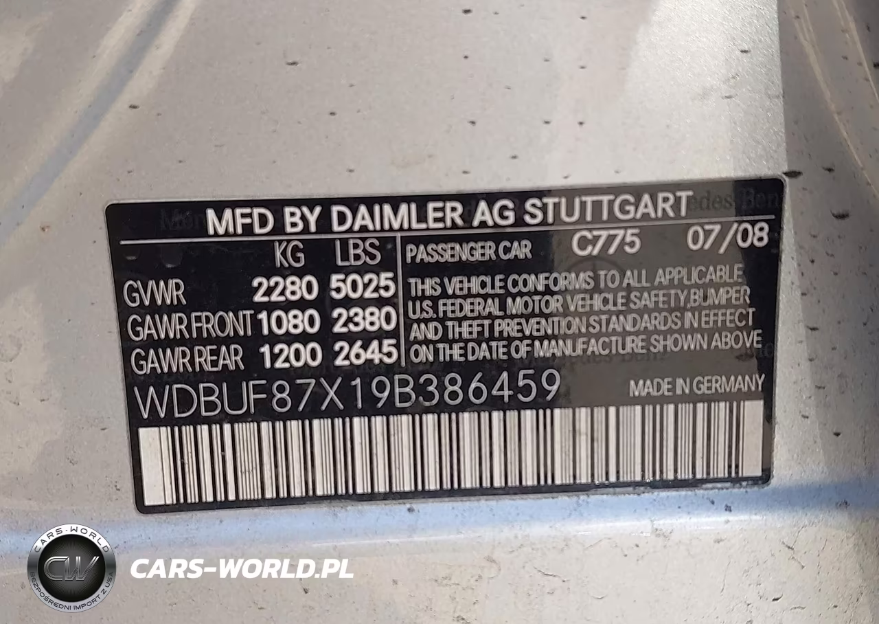 2009 Mercedes-Benz E 350 4Matic VIN:WDBUF87X19B386459 - 9