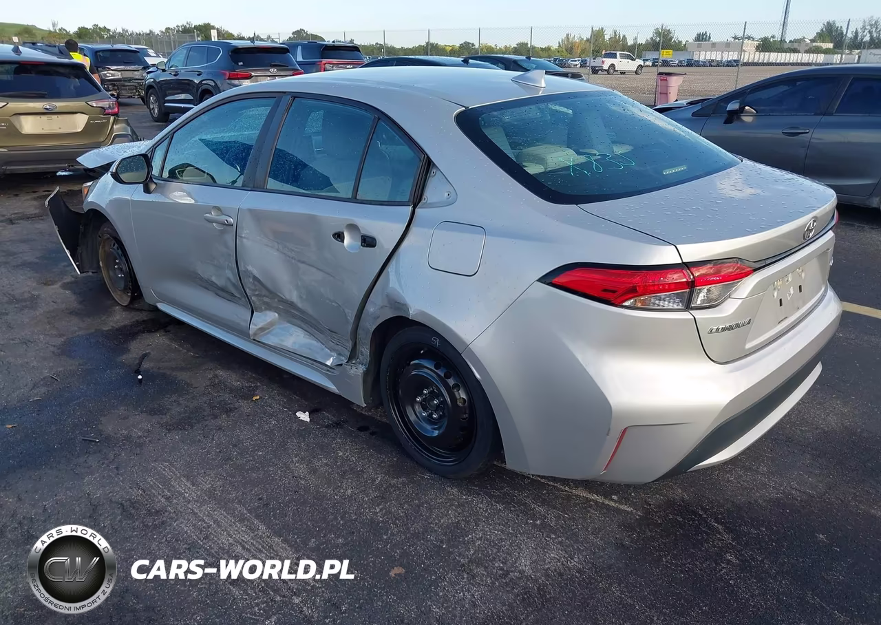 2021 Toyota Corolla Le VIN:5YFEPMAE2MP205687 - 3