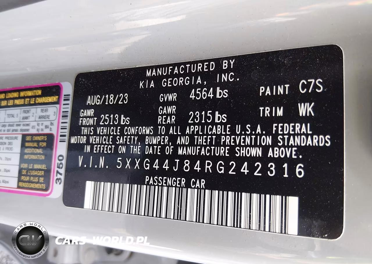 2024 Kia K5 Gt VIN:5XXG44J84RG242316 - 9