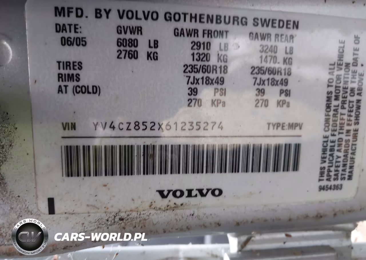 2006 Volvo Xc90 V8-Volvo Ocean Race Edition VIN:YV4CZ852X61235274 - 9