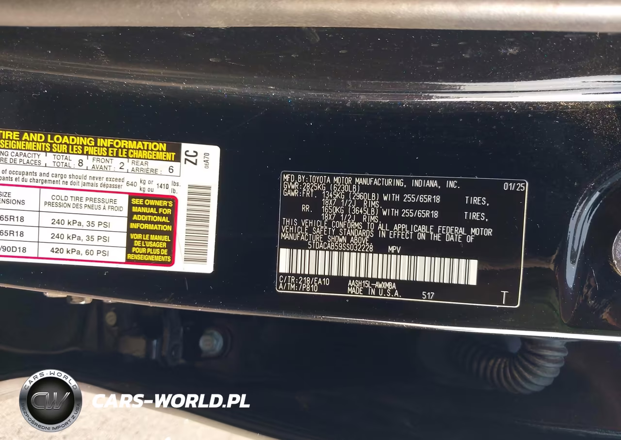 2025 Toyota Grand Highlander Hybrid Xle VIN:5TDACAB59SS032228 - 9