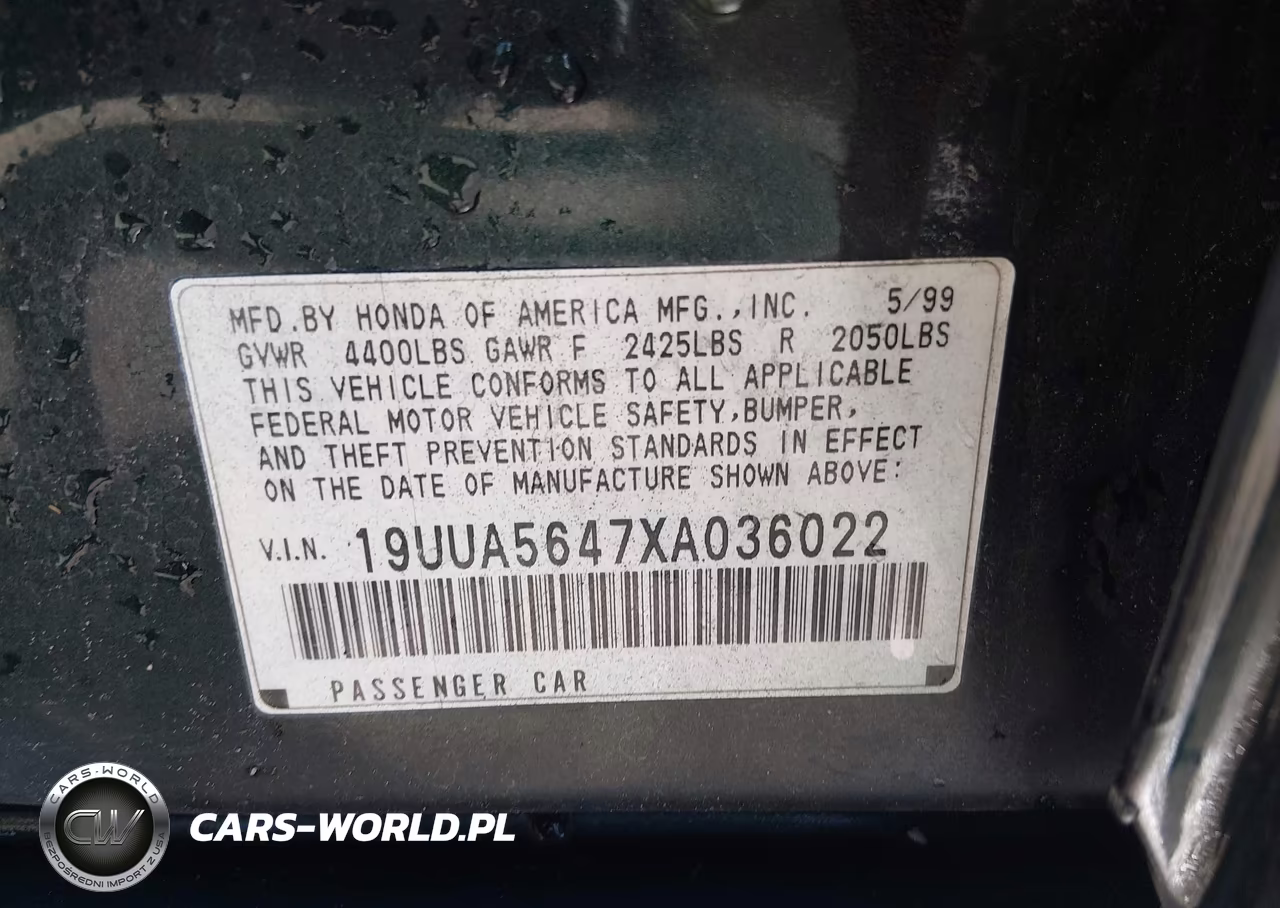 1999 Acura Tl 3.2 VIN:19UUA5647XA036022 - 9