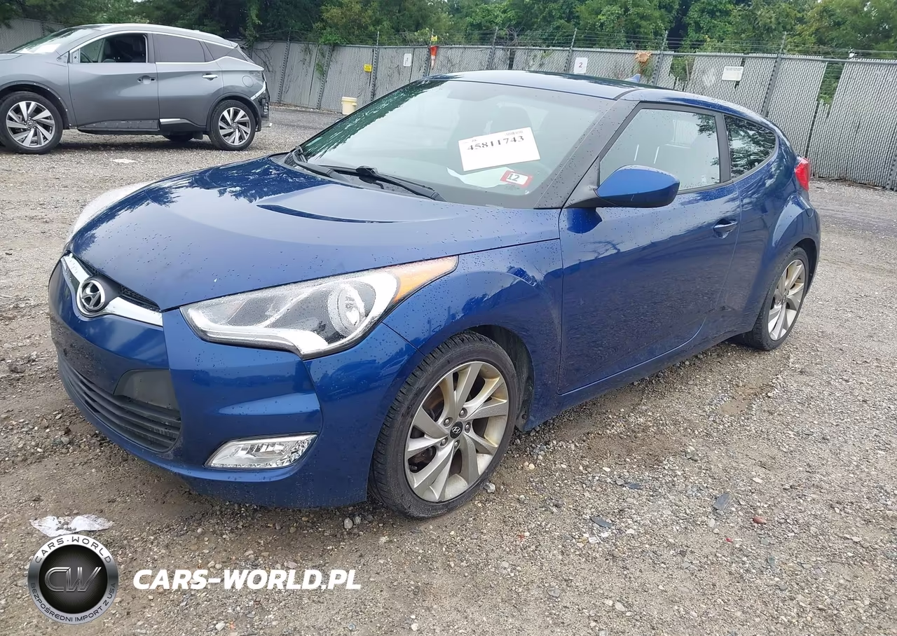 2017 Hyundai Veloster VIN:KMHTC6AD2HU322471 - 2