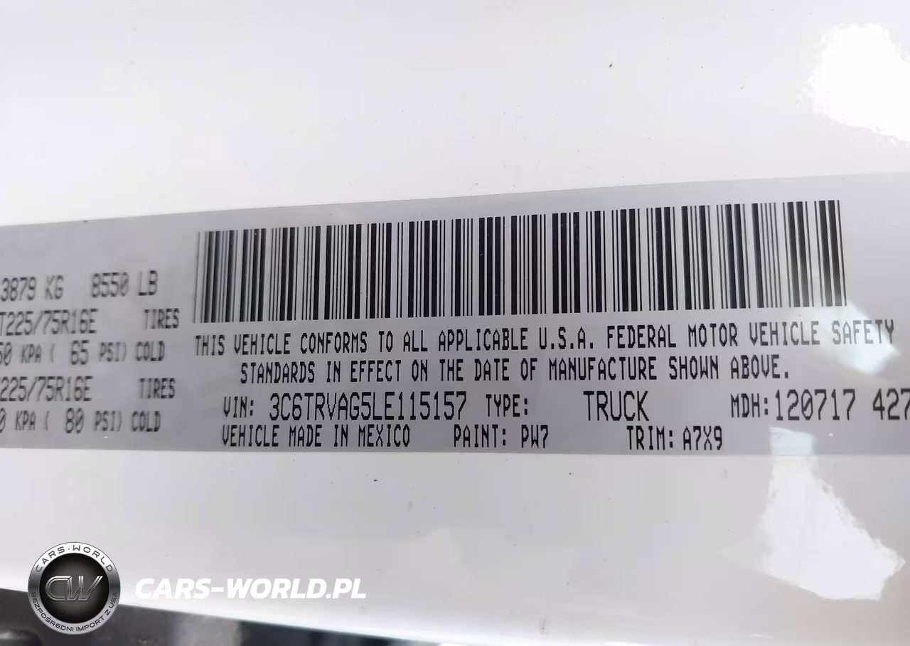 2020 Ram Promaster 1500 Low Roof 136 Wb VIN:3C6TRVAG5LE115157 - 9