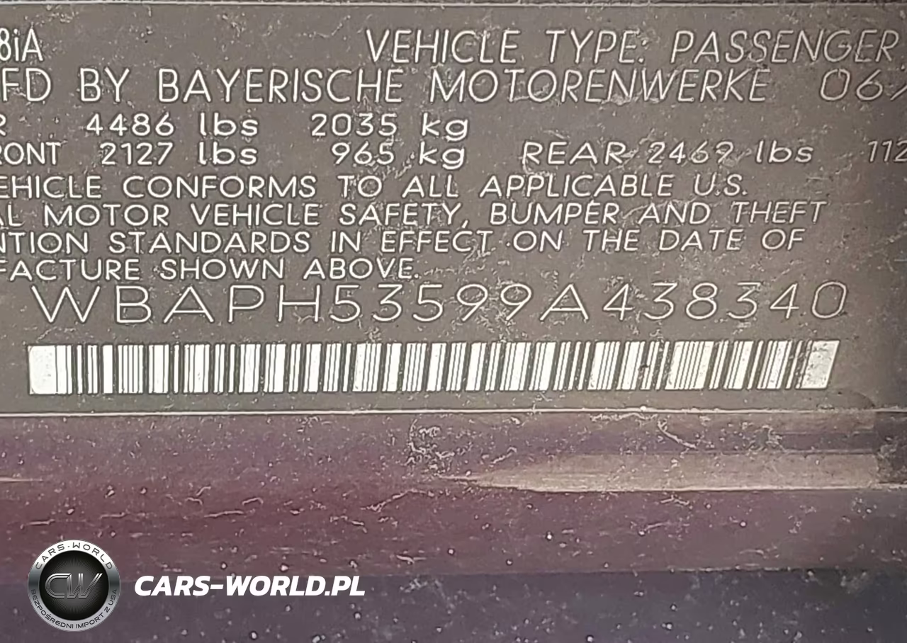 2009 BMW 328I VIN:WBAPH53599A438340 - 9