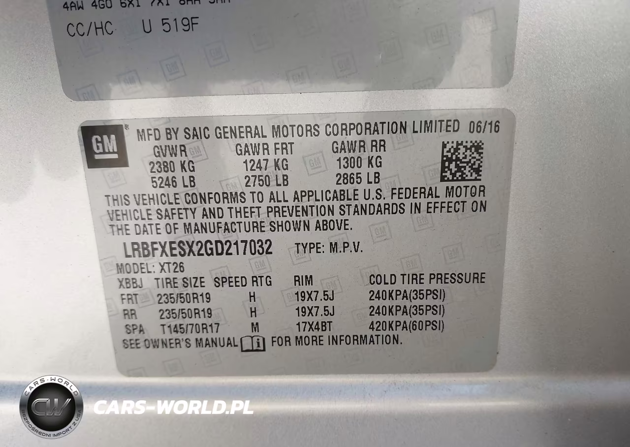 2016 Buick Envision Premium I VIN:LRBFXESX2GD217032 - 9