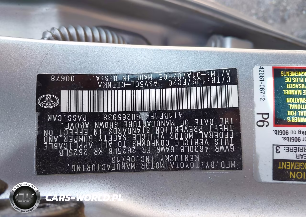 2016 Toyota Camry Le VIN:4T1BF1FK7GU265938 - 9