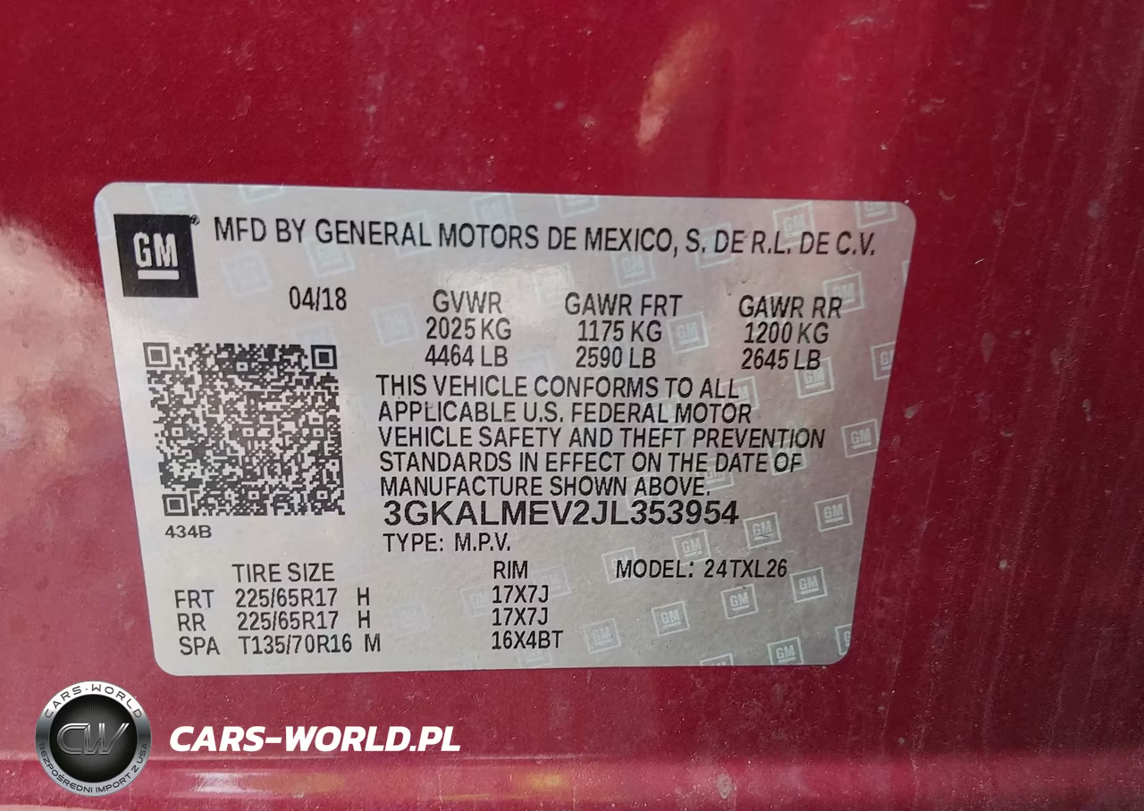 2018 GMC Terrain Sle VIN:3GKALMEV2JL353954 - 9