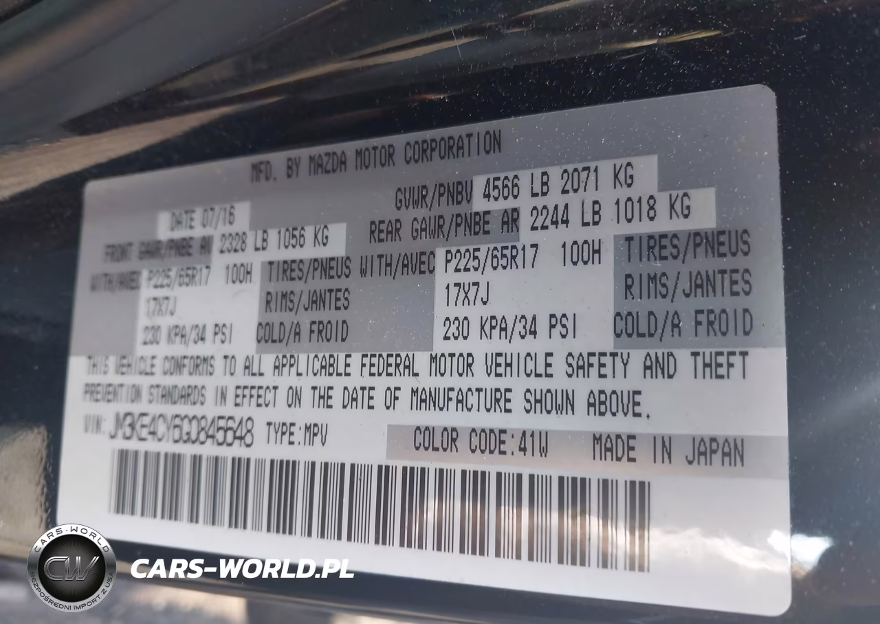2016 Mazda Cx-5 Touring VIN:JM3KE4CY6G0845648 - 9