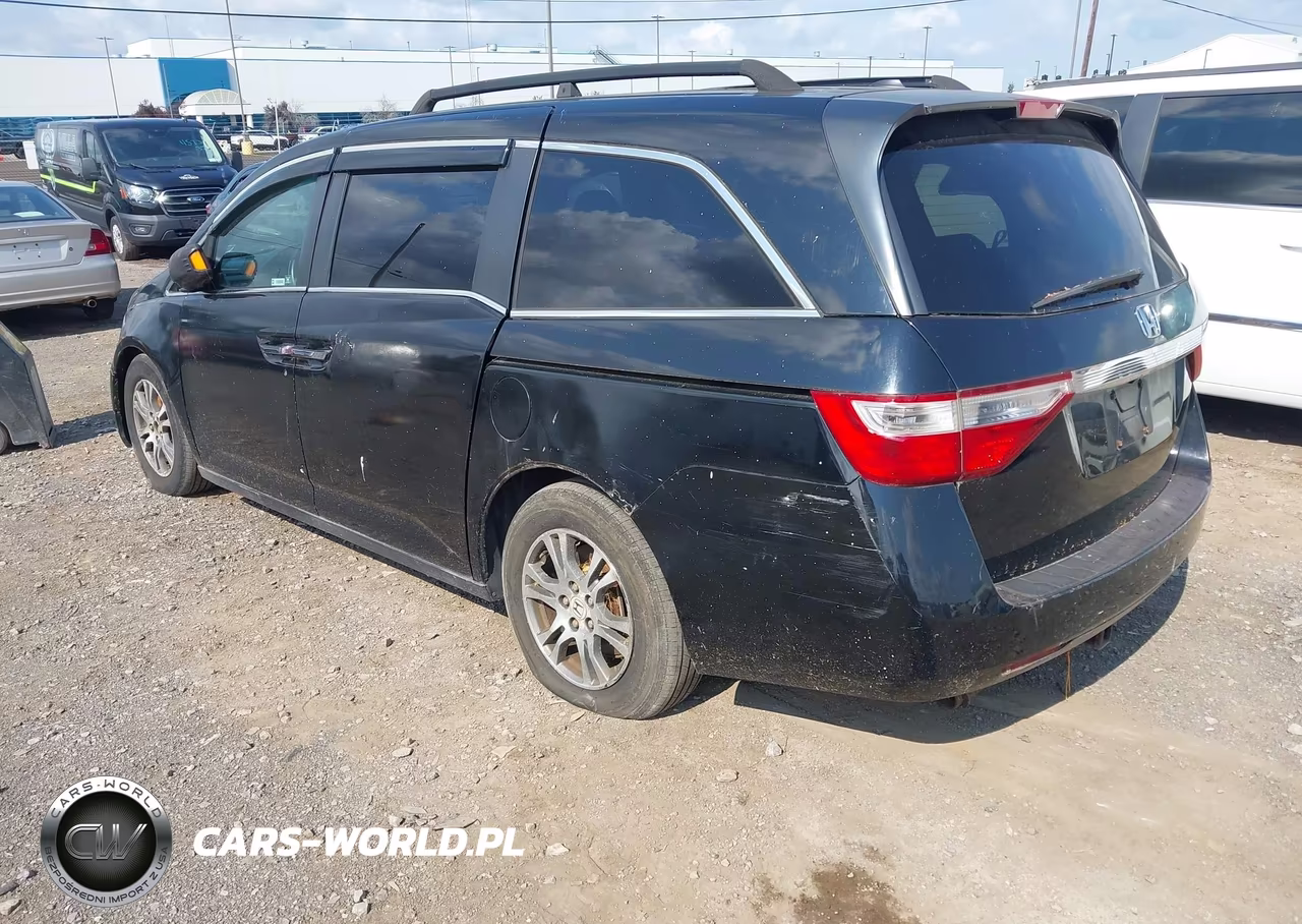 2011 Honda Odyssey Ex-L VIN:5FNRL5H65BB018471 - 3