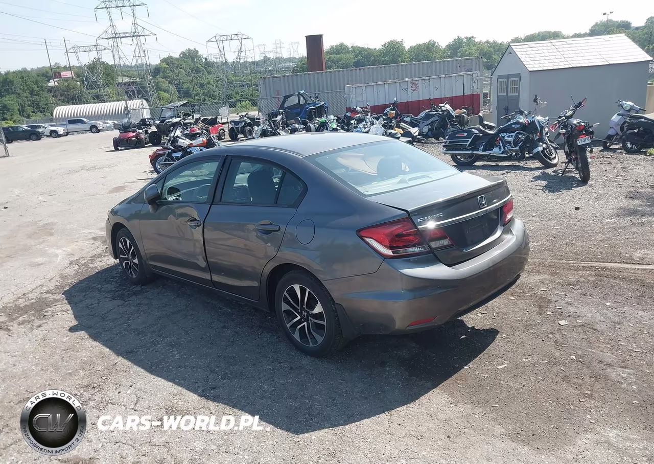 2014 Honda Civic Ex VIN:2HGFB2F83EH543490 - 3