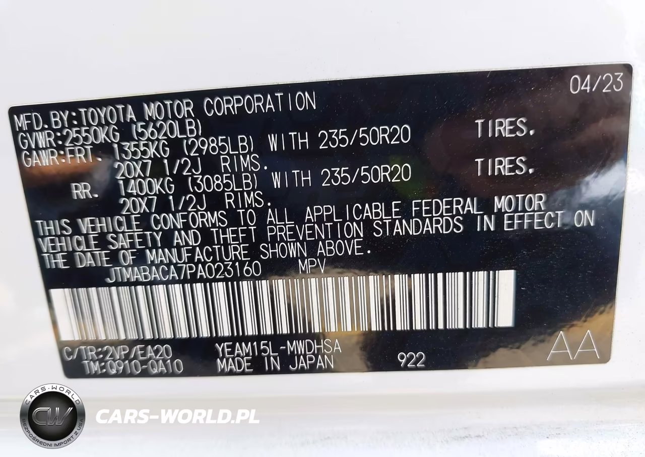 2023 Toyota Bz4X Limited VIN:JTMABACA7PA023160 - 9