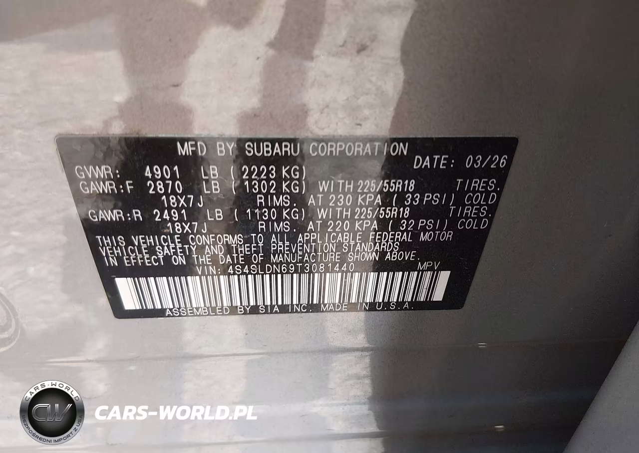 2026 Subaru Forester Limited VIN:4S4SLDN69T3081440 - 9