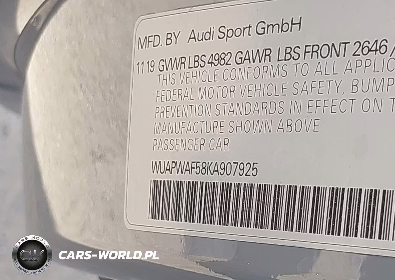 2019 Audi Rs 5 2.9T VIN:WUAPWAF58KA907925 - 9