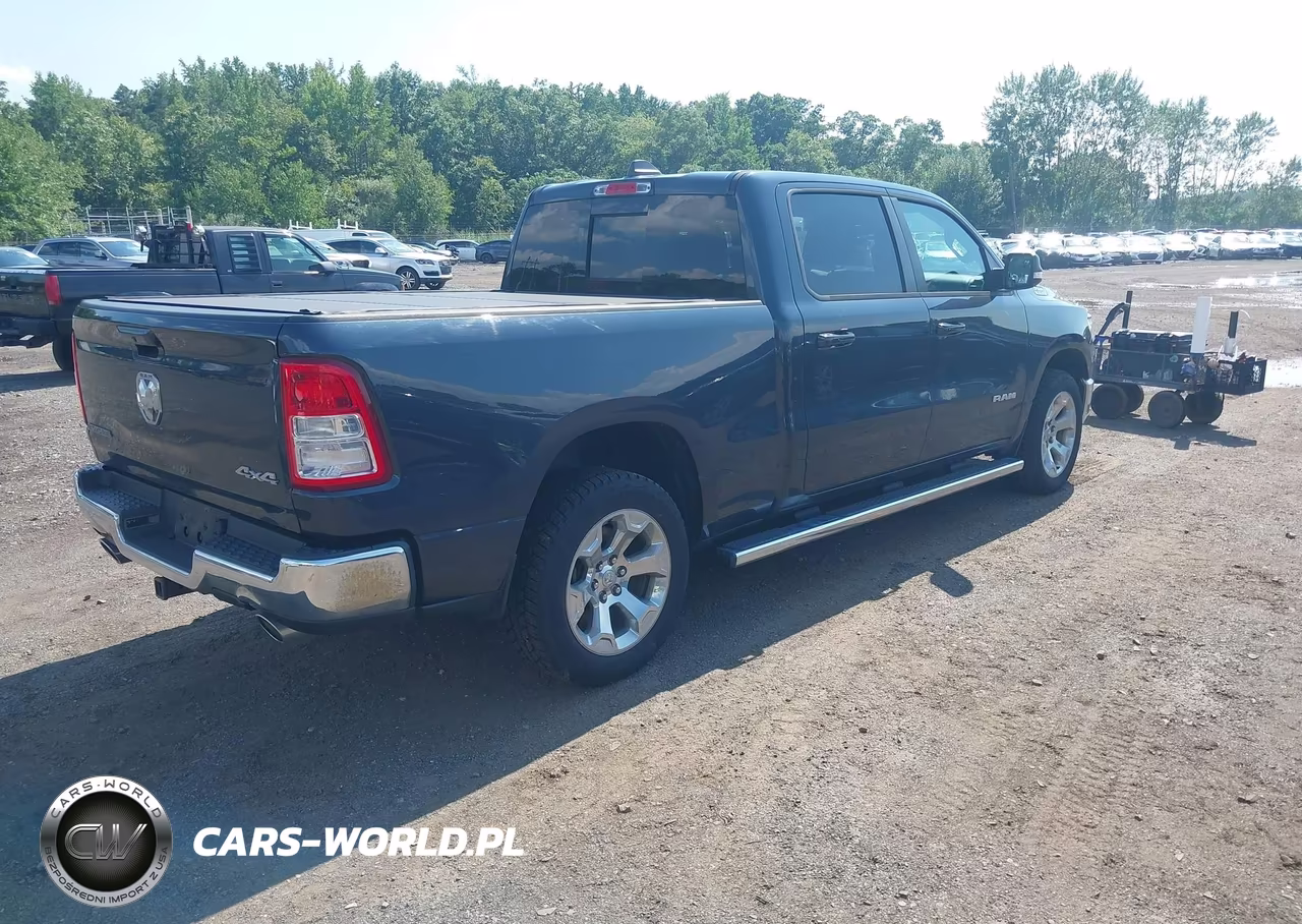2021 Ram 1500 Big Horn 4X4 6'4 Box VIN:1C6SRFMTXMN572327 - 4