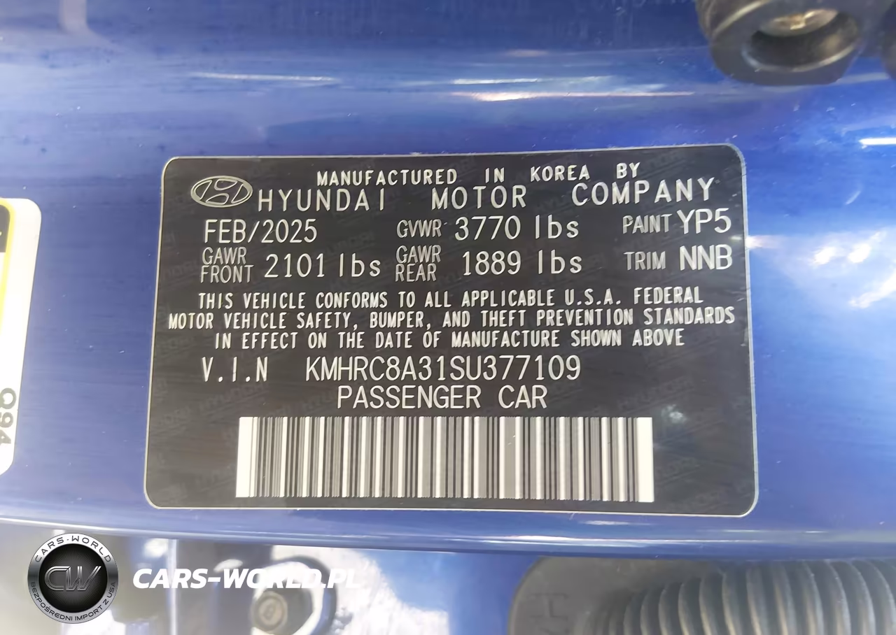 2025 Hyundai Venue Limited VIN:KMHRC8A31SU377109 - 9