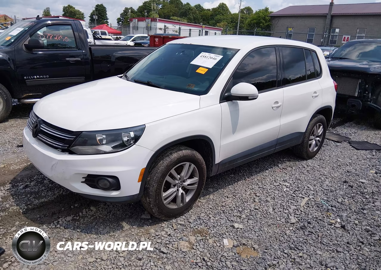 2014 Volkswagen Tiguan S VIN:WVGBV3AXXEW501338 - 2