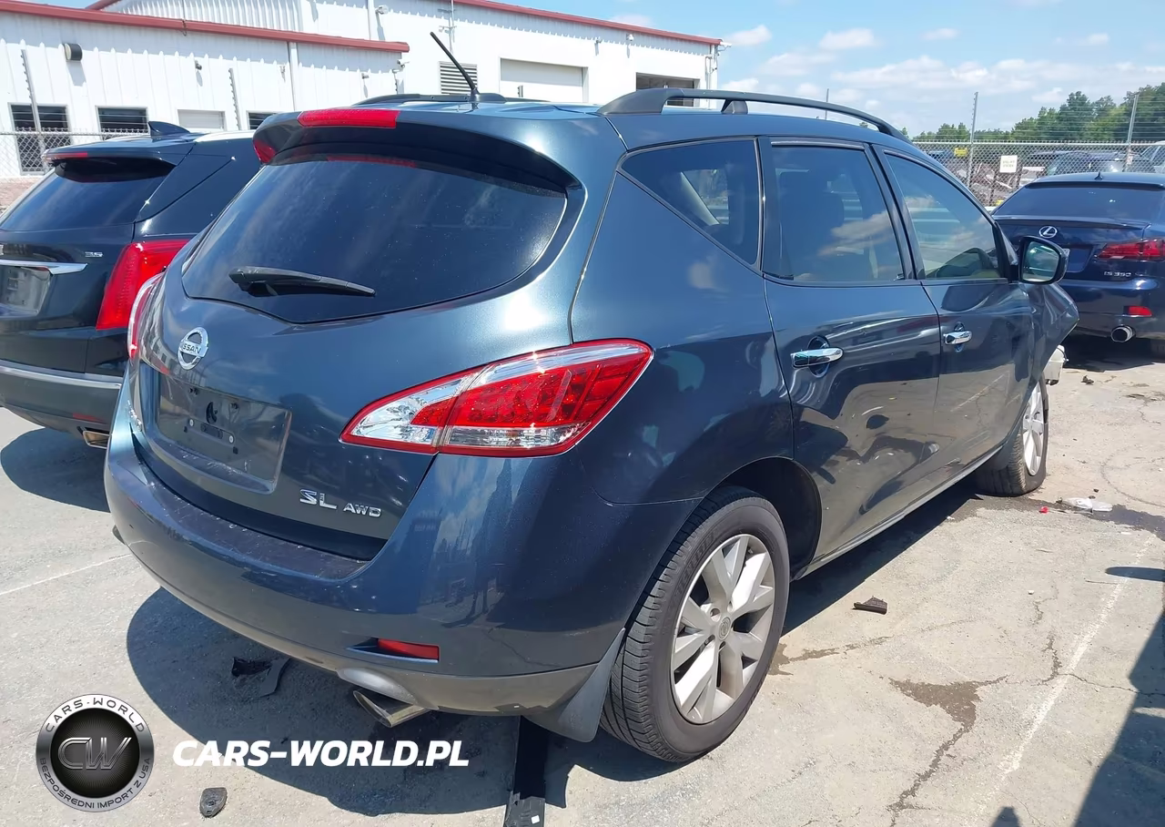 2014 Nissan Murano Sl VIN:JN8AZ1MW2EW504332 - 4