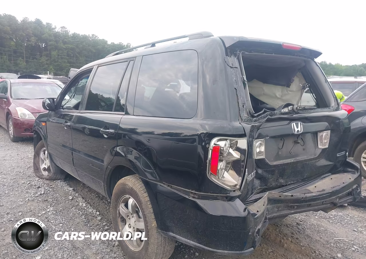 2007 Honda Pilot Ex-L VIN:5FNYF18617B001315 - 3