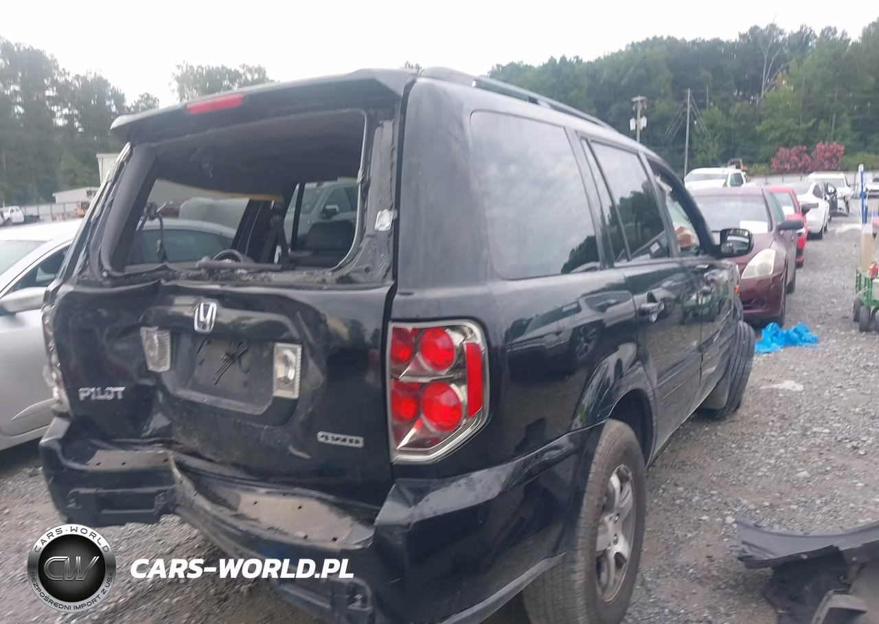 2007 Honda Pilot Ex-L VIN:5FNYF18617B001315 - 4
