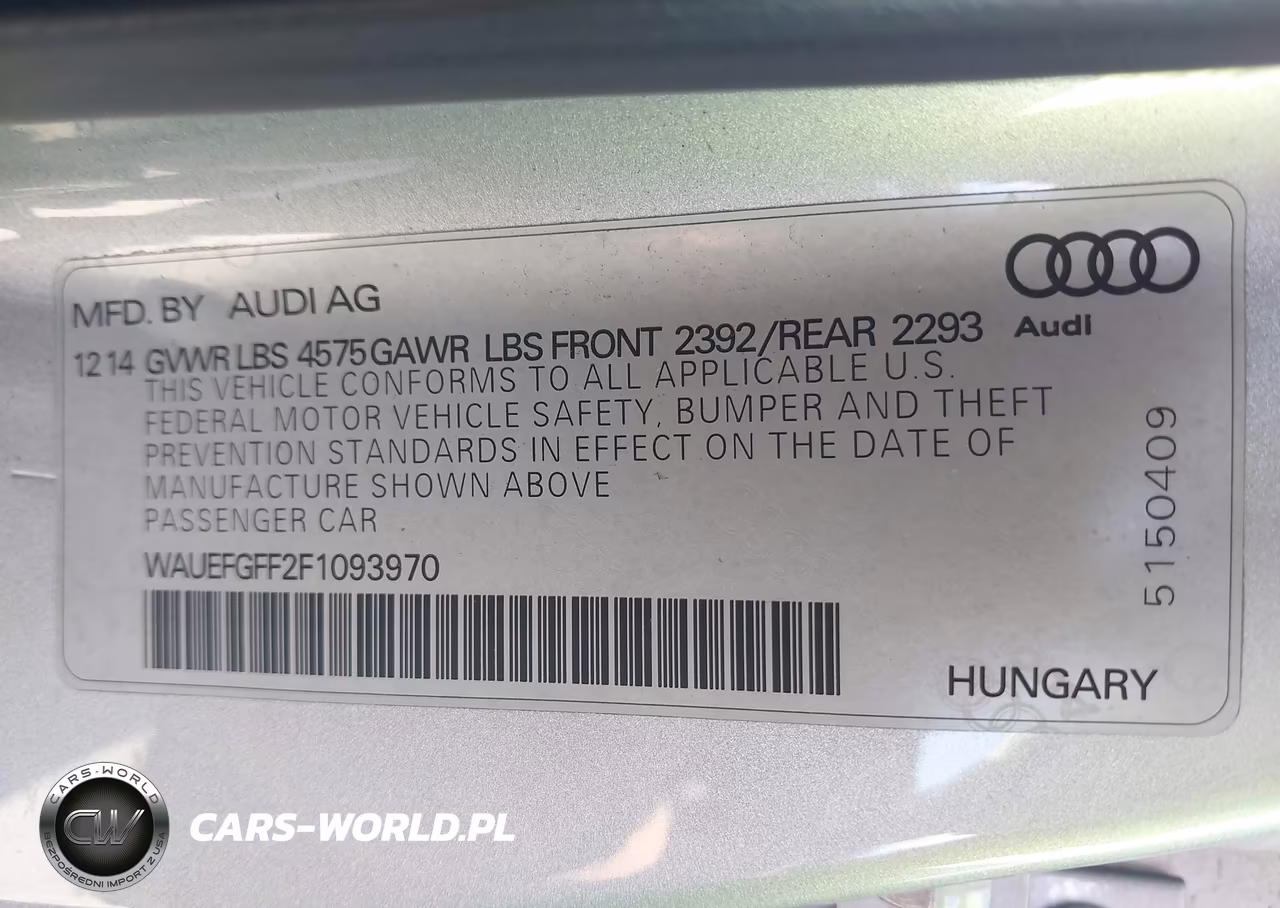 2015 Audi A3 2.0T Premium VIN:WAUEFGFF2F1093970 - 9