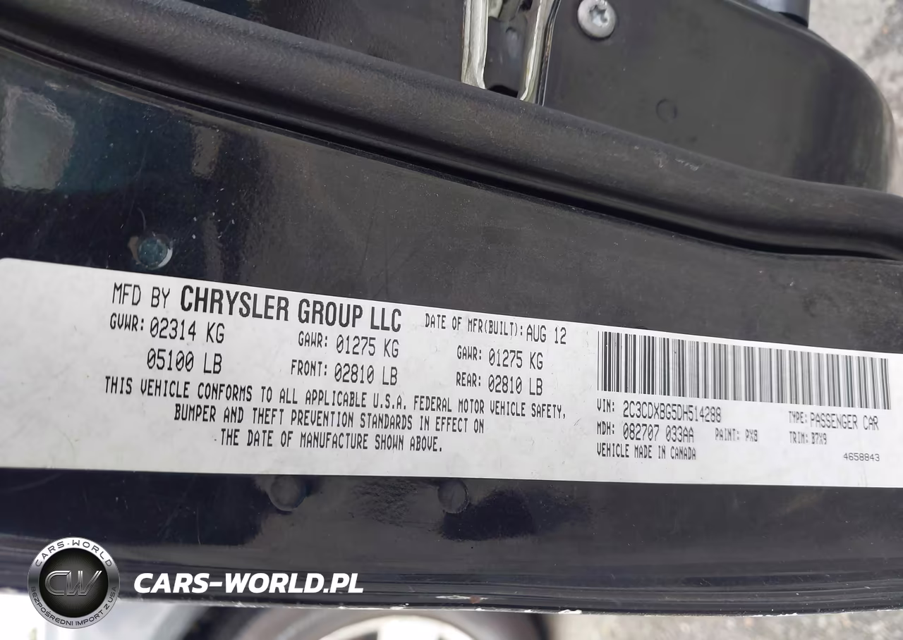 2013 Dodge Charger Se VIN:2C3CDXBG5DH514288 - 9