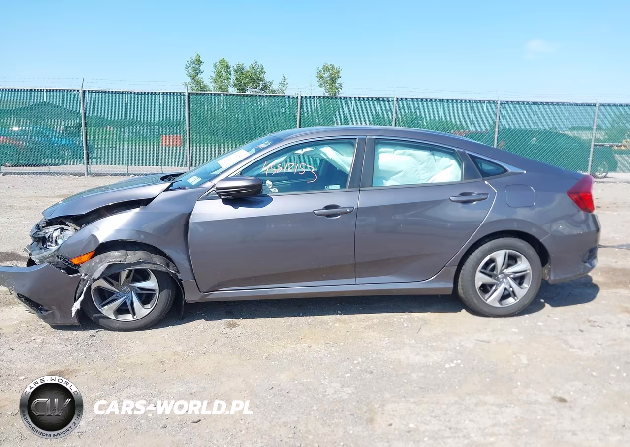 2019 Honda Civic Lx VIN:2HGFC2F69KH553772 - 14