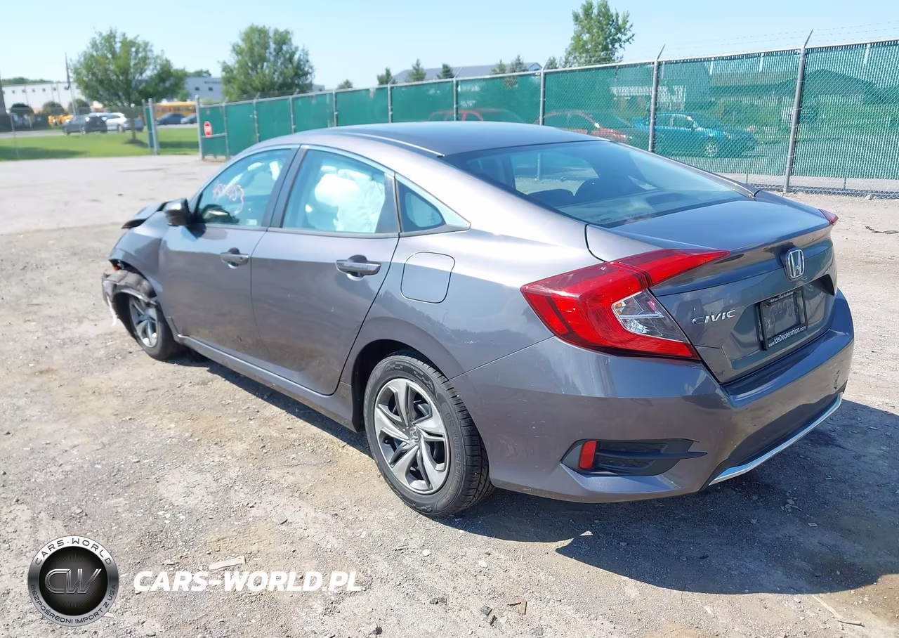 2019 Honda Civic Lx VIN:2HGFC2F69KH553772 - 3