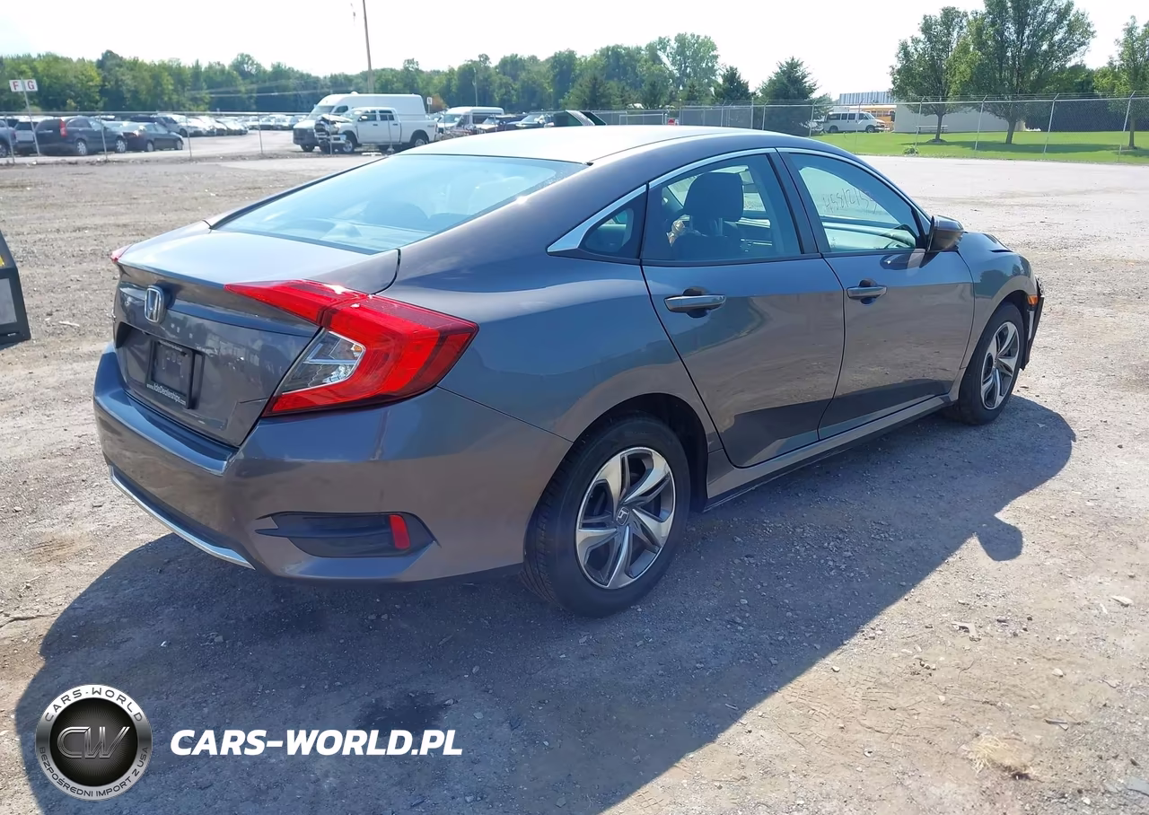 2019 Honda Civic Lx VIN:2HGFC2F69KH553772 - 4