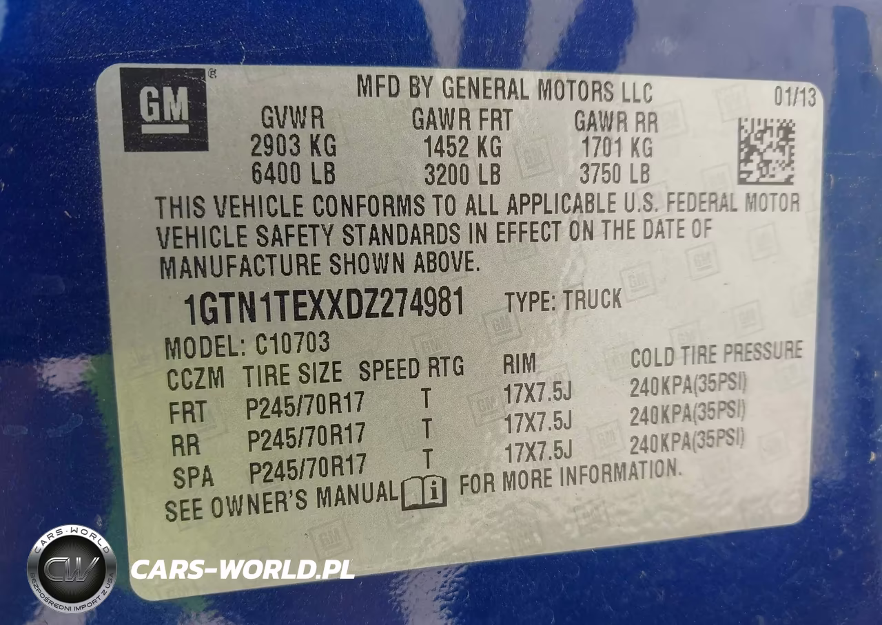 2013 GMC Sierra 1500 Work Truck VIN:1GTN1TEXXDZ274981 - 9
