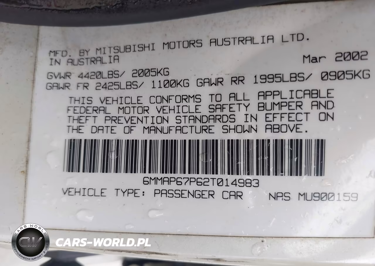 2002 Mitsubishi Diamante Ls VIN:6MMAP67P62T014983 - 9