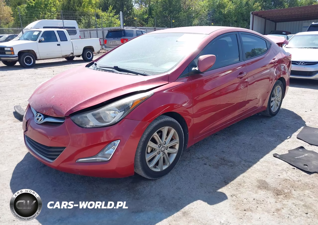 2014 Hyundai Elantra Se VIN:KMHDH4AE9EU166718 - 2