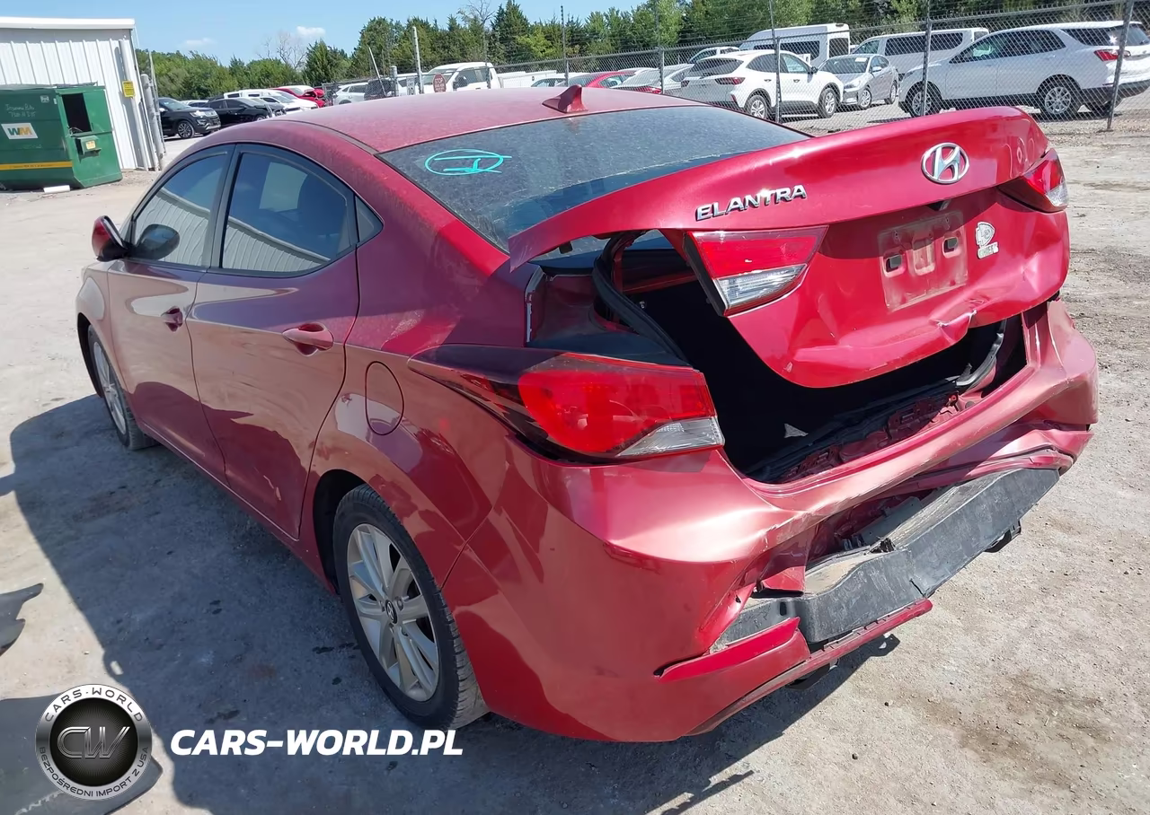 2014 Hyundai Elantra Se VIN:KMHDH4AE9EU166718 - 3