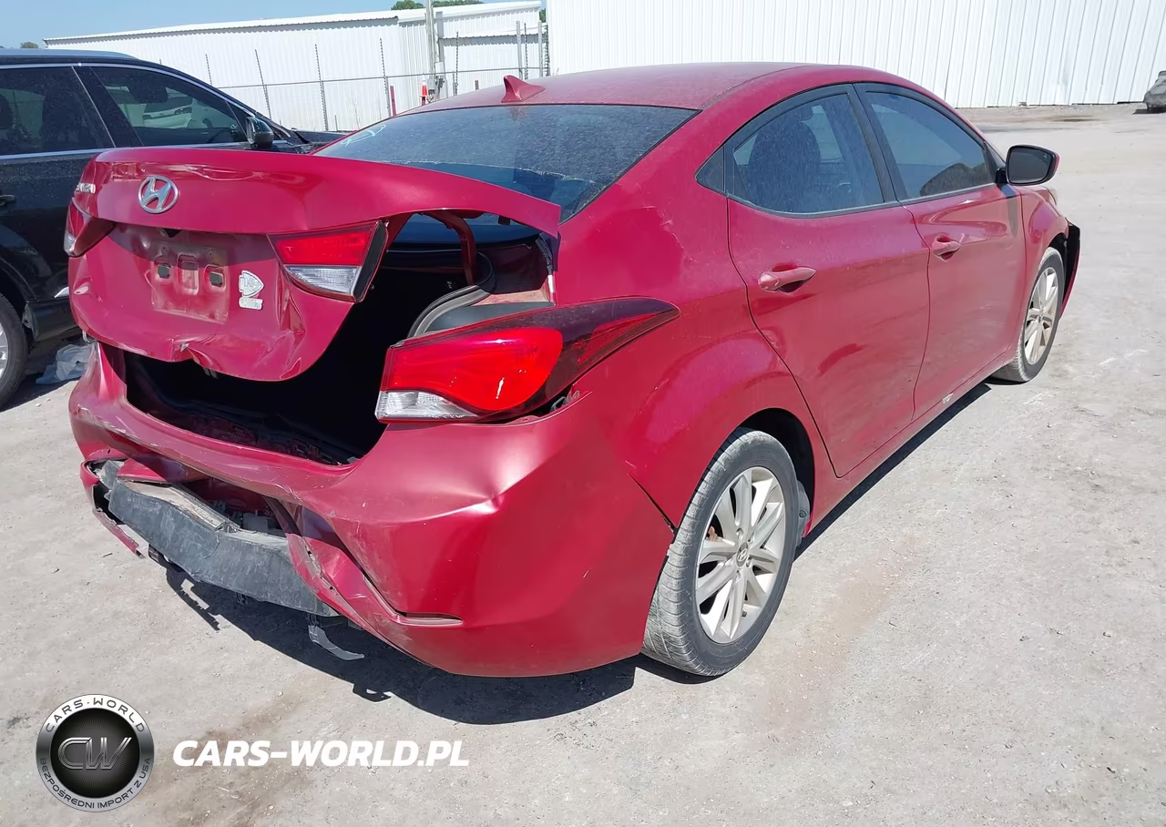 2014 Hyundai Elantra Se VIN:KMHDH4AE9EU166718 - 4