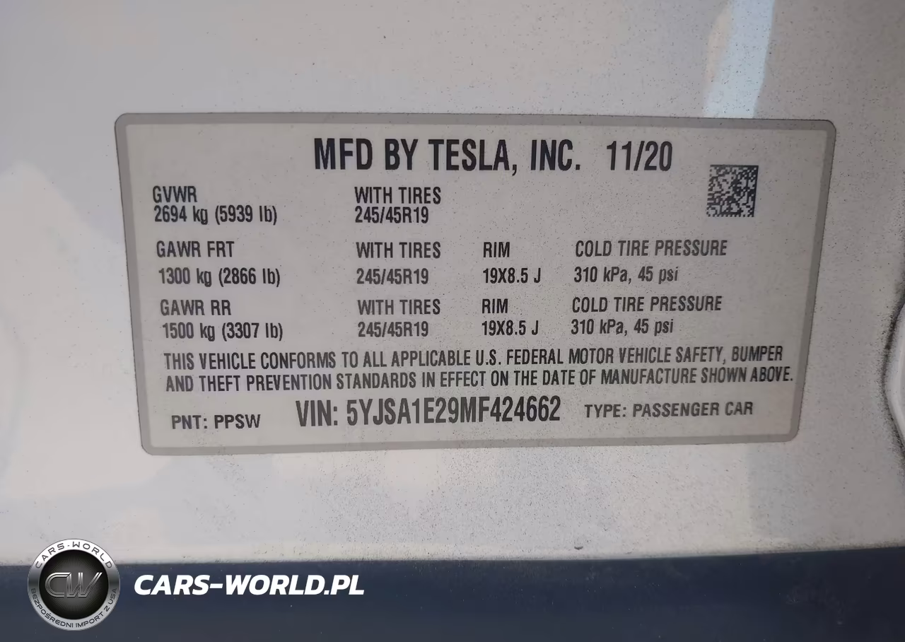 2021 Tesla Model S Long Range Dual Motor All-Wheel Drive-Long Range Plus Dual Motor All-Wheel Drive VIN:5YJSA1E29MF424662 - 9