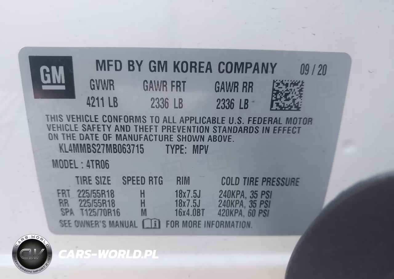 2021 Buick Encore Gx Fwd Preferred VIN:KL4MMBS27MB063715 - 8