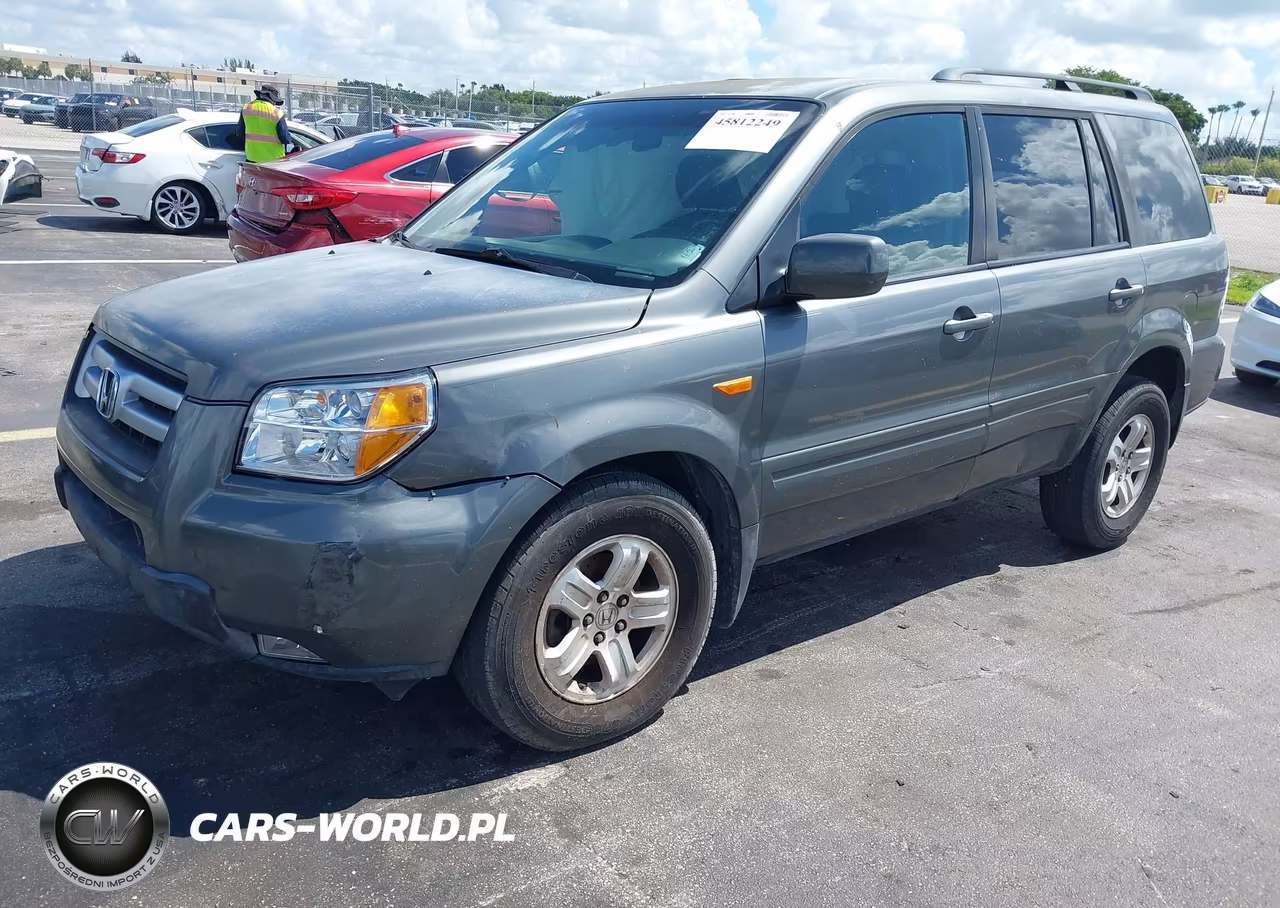 2008 Honda Pilot Vp VIN:5FNYF18218B008764 - 2